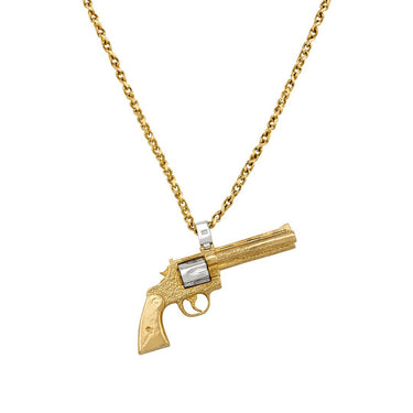 Yellow Avianne Revolver Pendant in 14k Yellow Gold